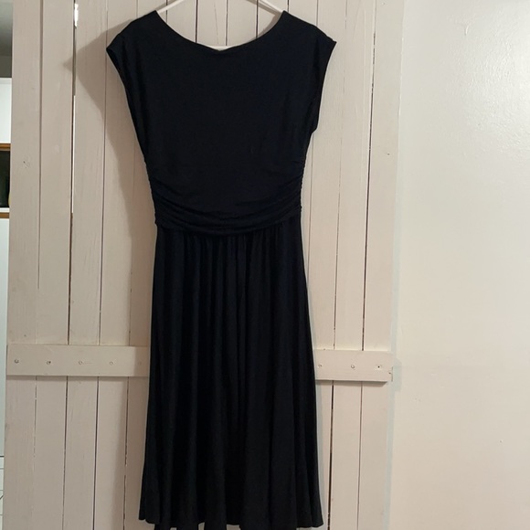 ANN TAYLOR Loft Classic LBD faux wrap sz S - Picture 8 of 8